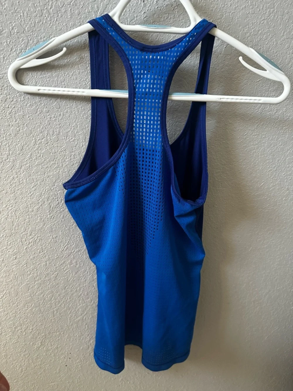Nike Blue Dri-FIT Mesh Racerback Tank - Picture 4 of 4